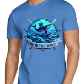 Ride the wind t shirt